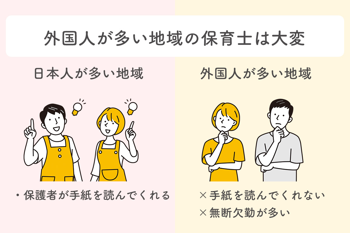 保育士が東京で働く際の注意点：外国人が多い地域を避ける