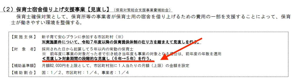 保育士借り上げ社宅