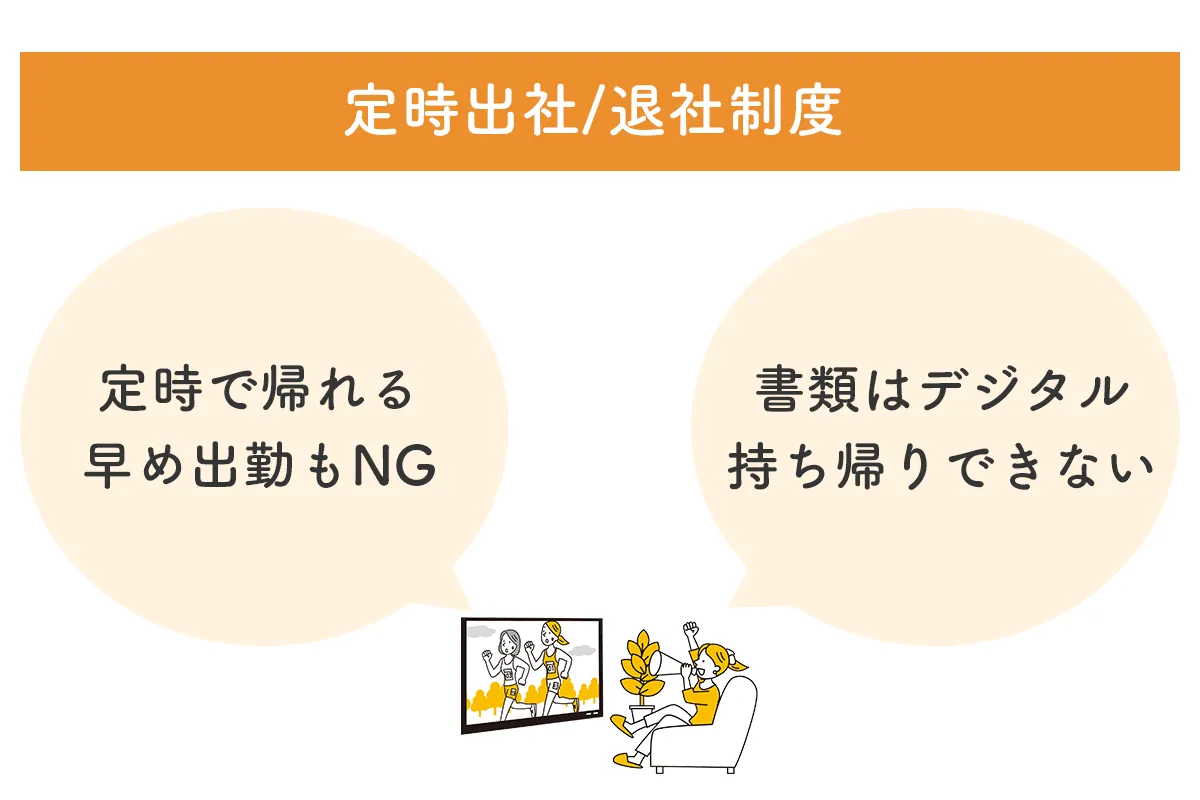 社会福祉法人 つぼみ会 定時出社、退社制度
