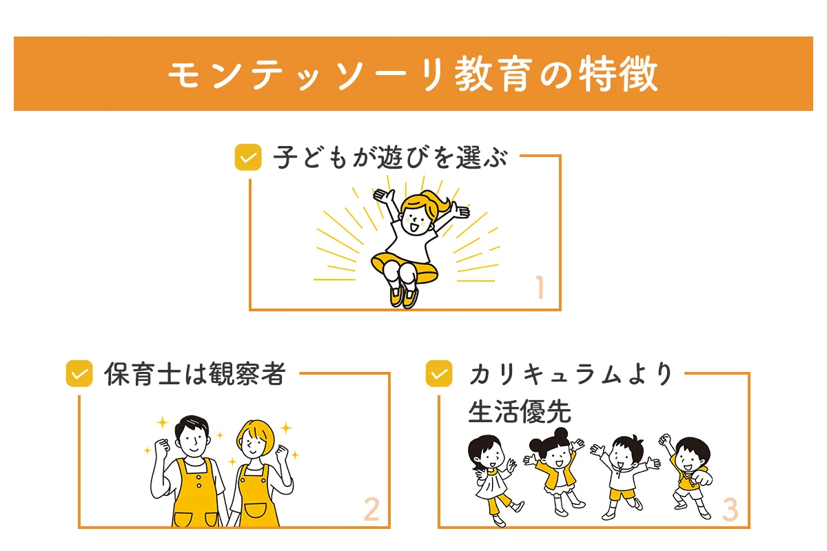 モンテッソーリ教育の特徴