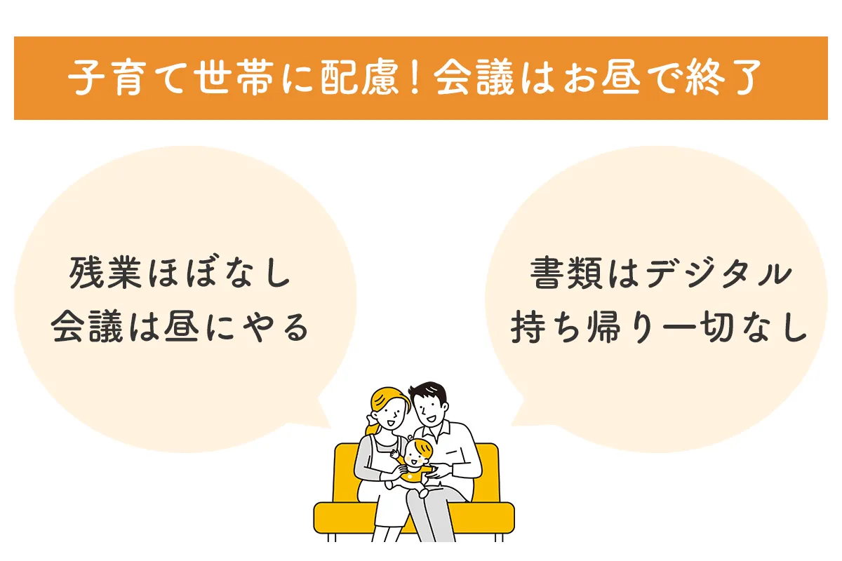 国立保育会 子育て世帯に配慮!会議はお昼で終了